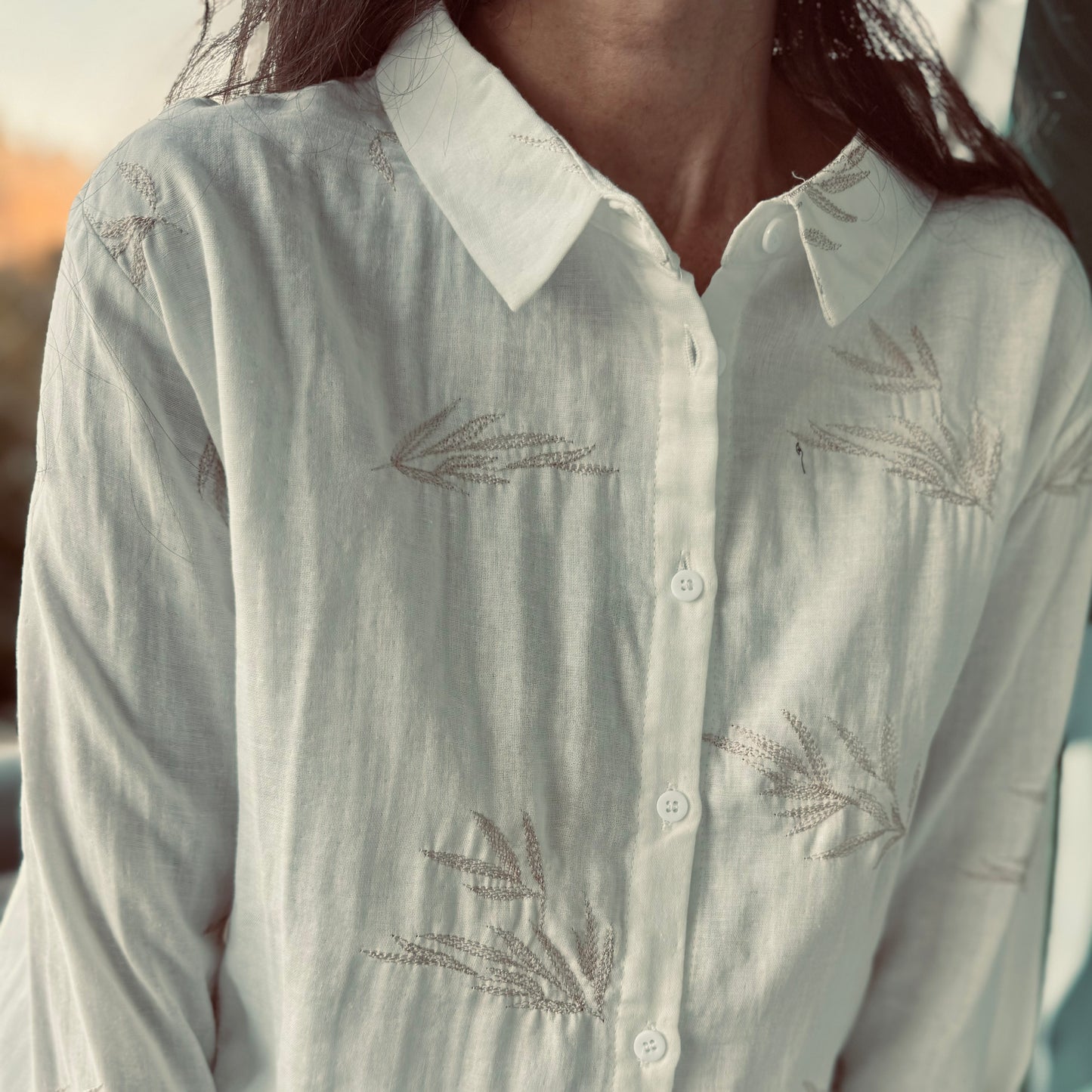 Camisa "FEUILLES"